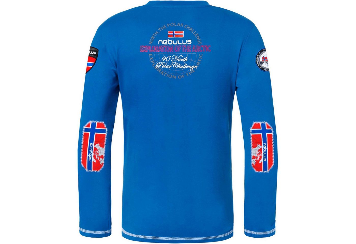 Nebulus Sweatshirt BOOGY, Q971 - Herren, kobaltblau, XL – Bild 3 von 5