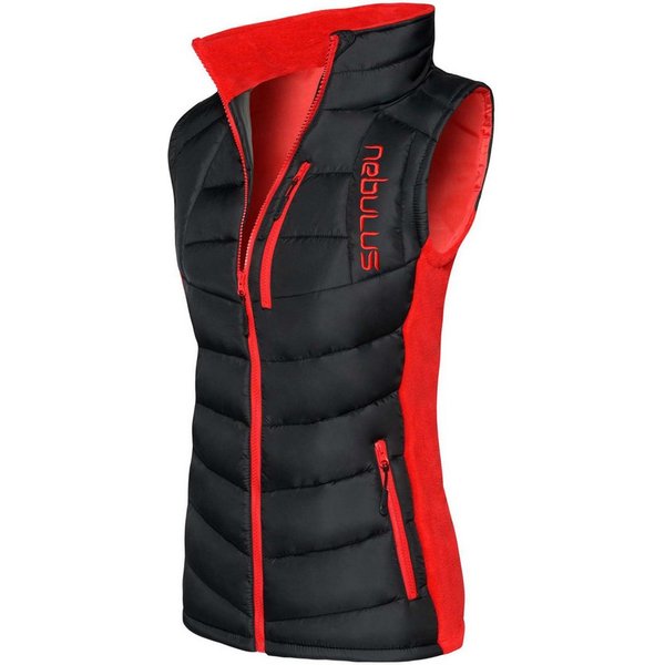 Nebulus Weste & Hemd REVIVAL, P4740 - Damen, schwarz-rot, M/38
