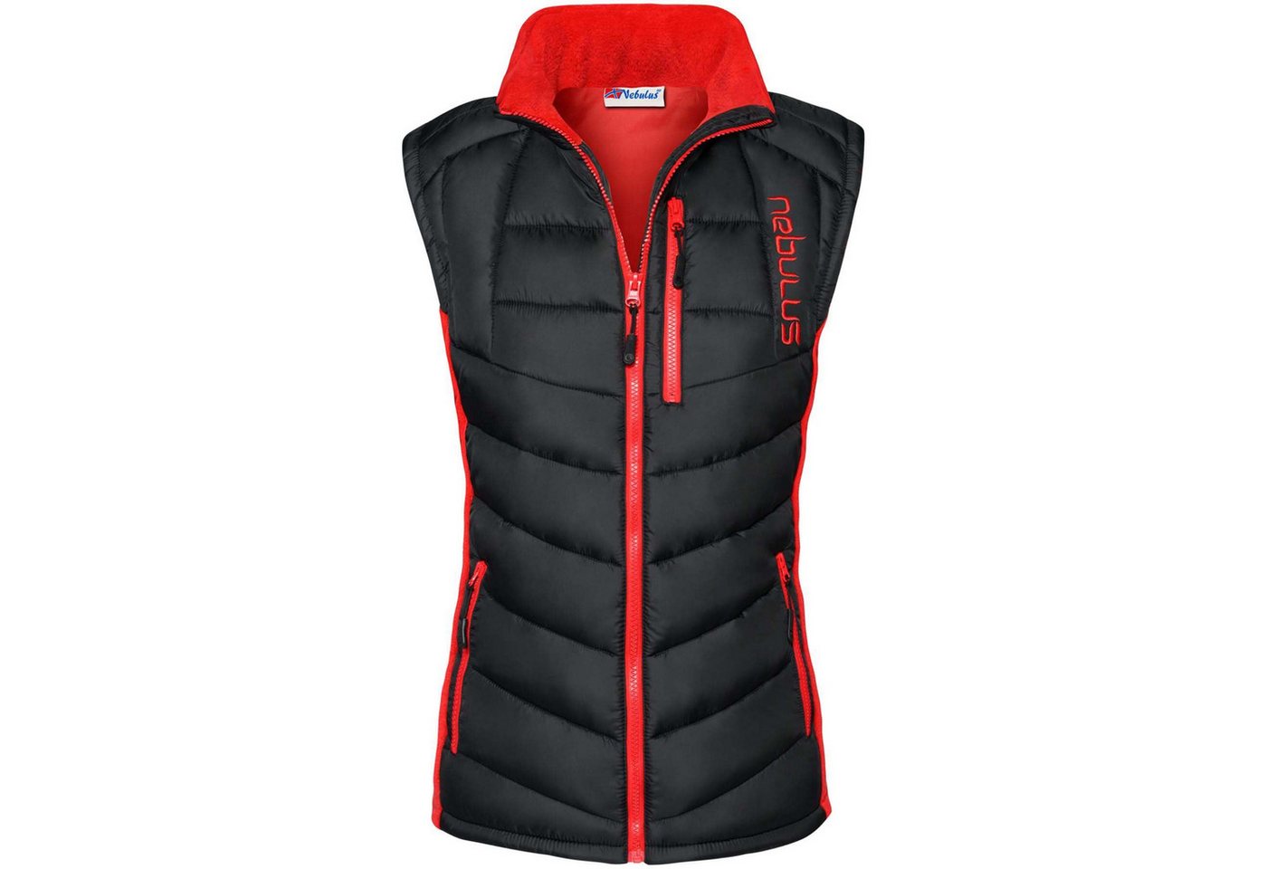 Nebulus Weste & Hemd REVIVAL, P4740 - Damen, schwarz-rot, M/38 – Bild 2 von 5