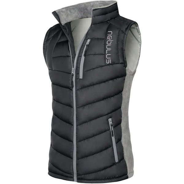 Nebulus Weste & Hemd REVIVAL, P4735 - Herren, schwarz-grau, XXL