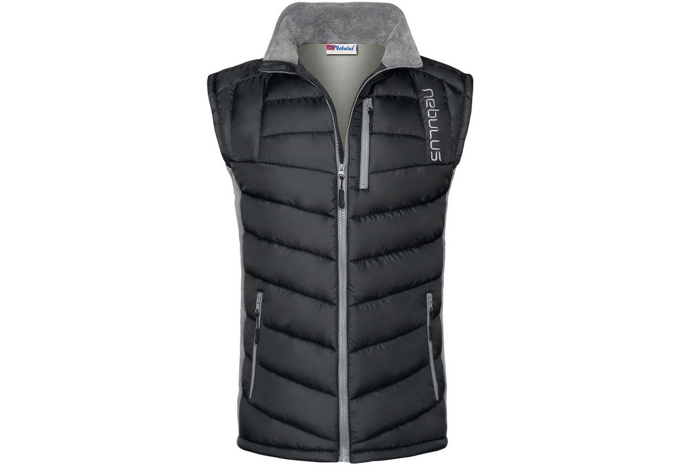 Nebulus Weste & Hemd REVIVAL, P4735 - Herren, schwarz-grau, XXL – Bild 2 von 5