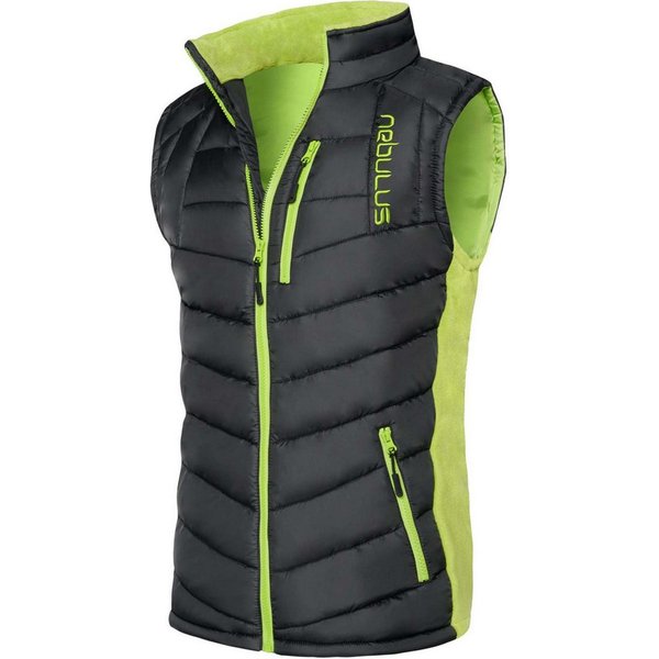 Nebulus Weste & Hemd REVIVAL, P4736 - Herren, schwarz-lime, M