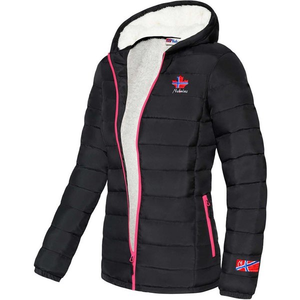 Nebulus Winterjacke GLOWFUR, P4835 - Damen, schwarz, M/38