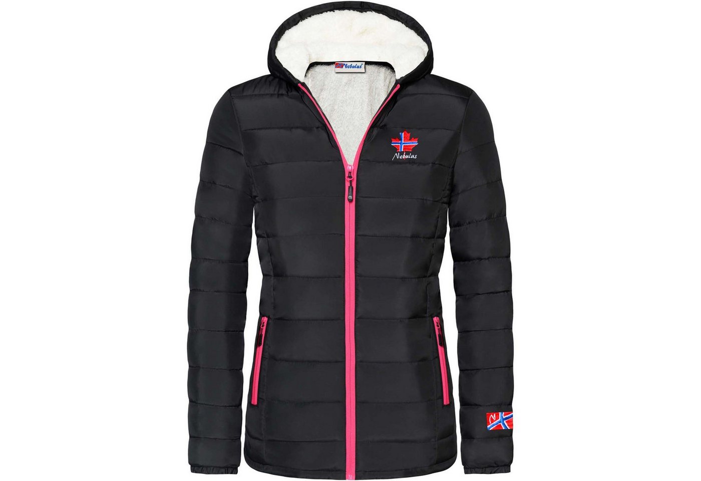 Nebulus Winterjacke GLOWFUR, P4835 - Damen, schwarz, M/38 – Bild 2 von 5