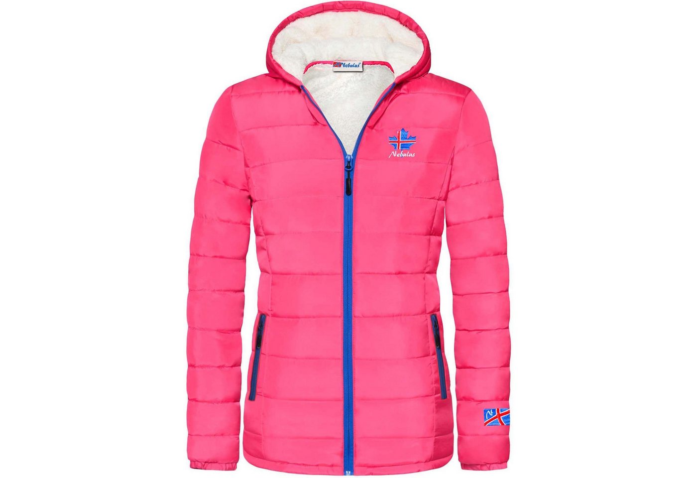 Nebulus Winterjacke GLOWFUR, P4840 - Damen, pink, M/38 – Bild 2 von 5
