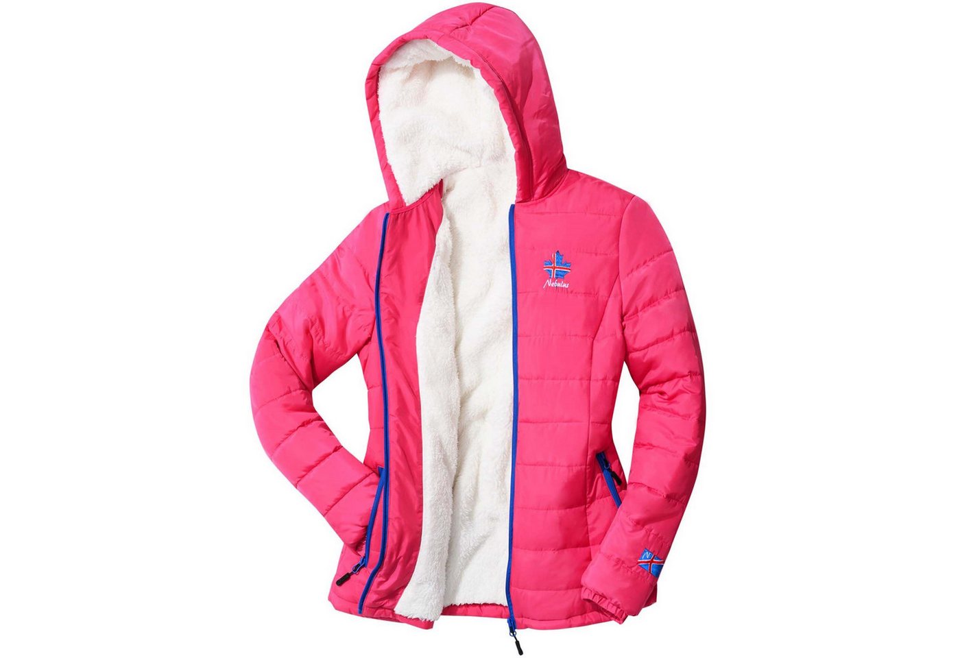 Nebulus Winterjacke GLOWFUR, P4840 - Damen, pink, M/38 – Bild 5 von 5