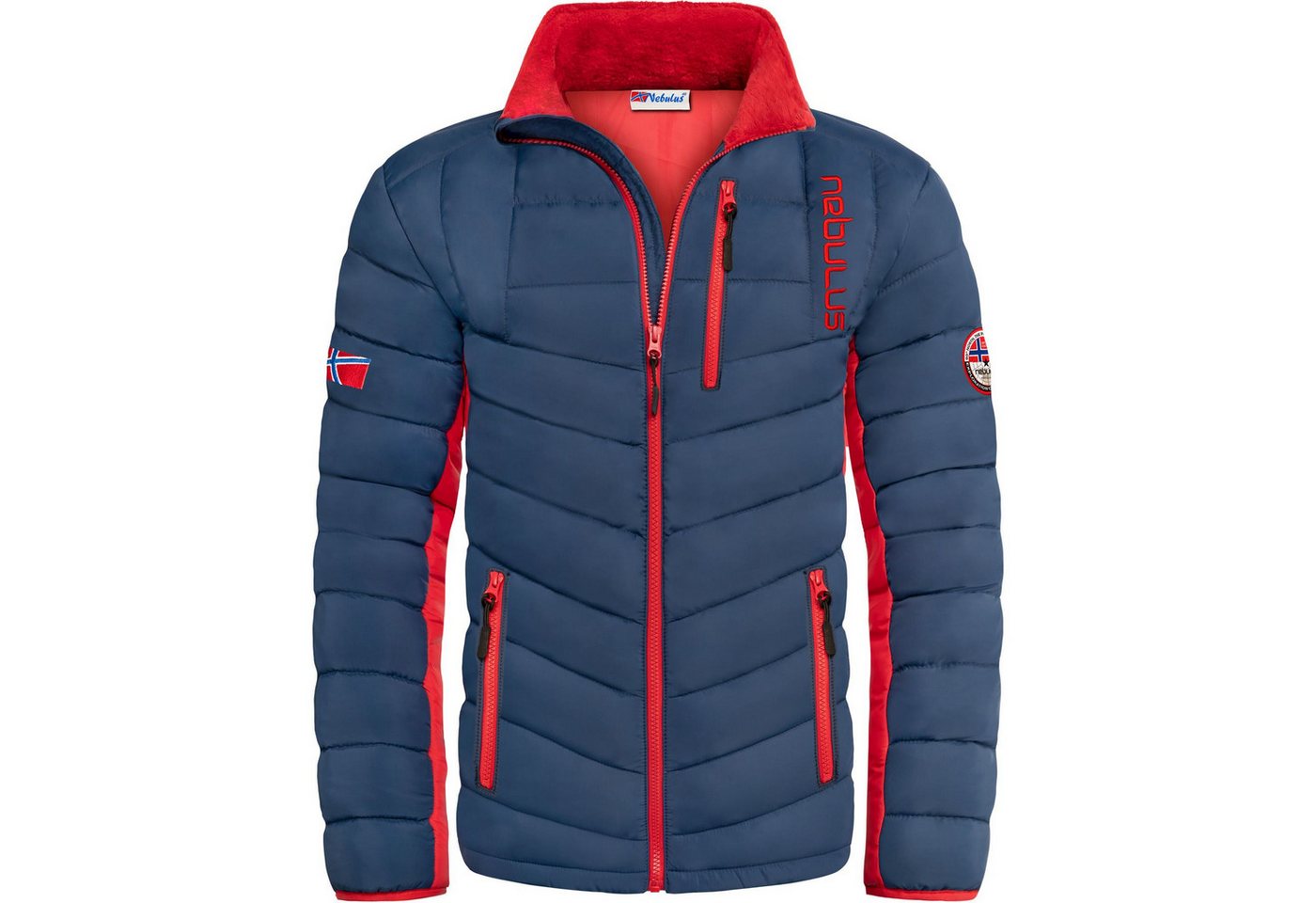 Nebulus Winterjacke GRAFFITY, P5840 - Herren, navy-rot, XXL – Bild 2 von 5