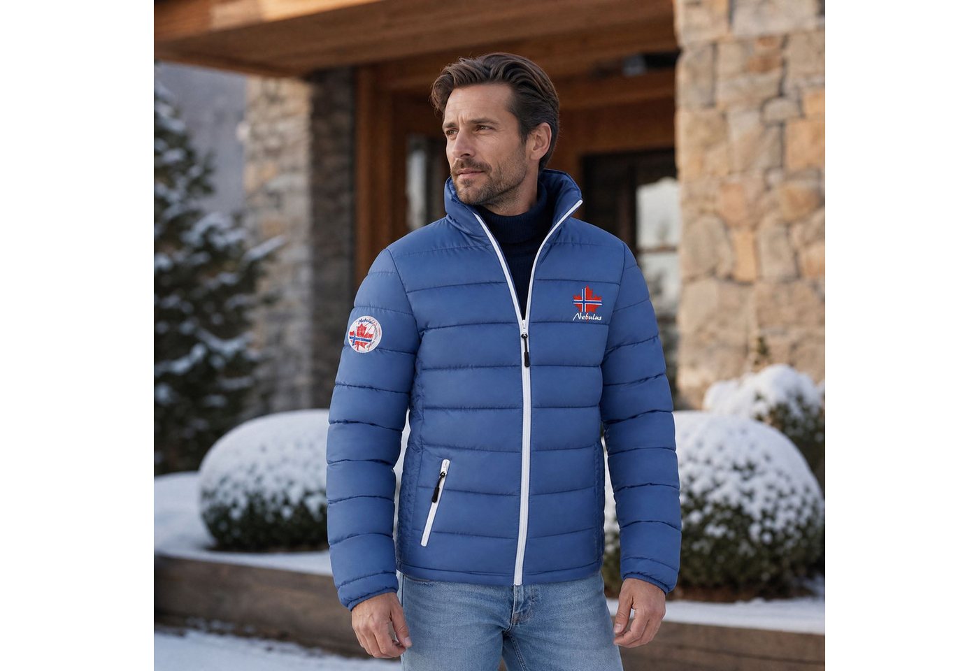 Nebulus Winterjacke SÖLDEN, P2207 - Herren, hellblau, XL – Bild 4 von 5