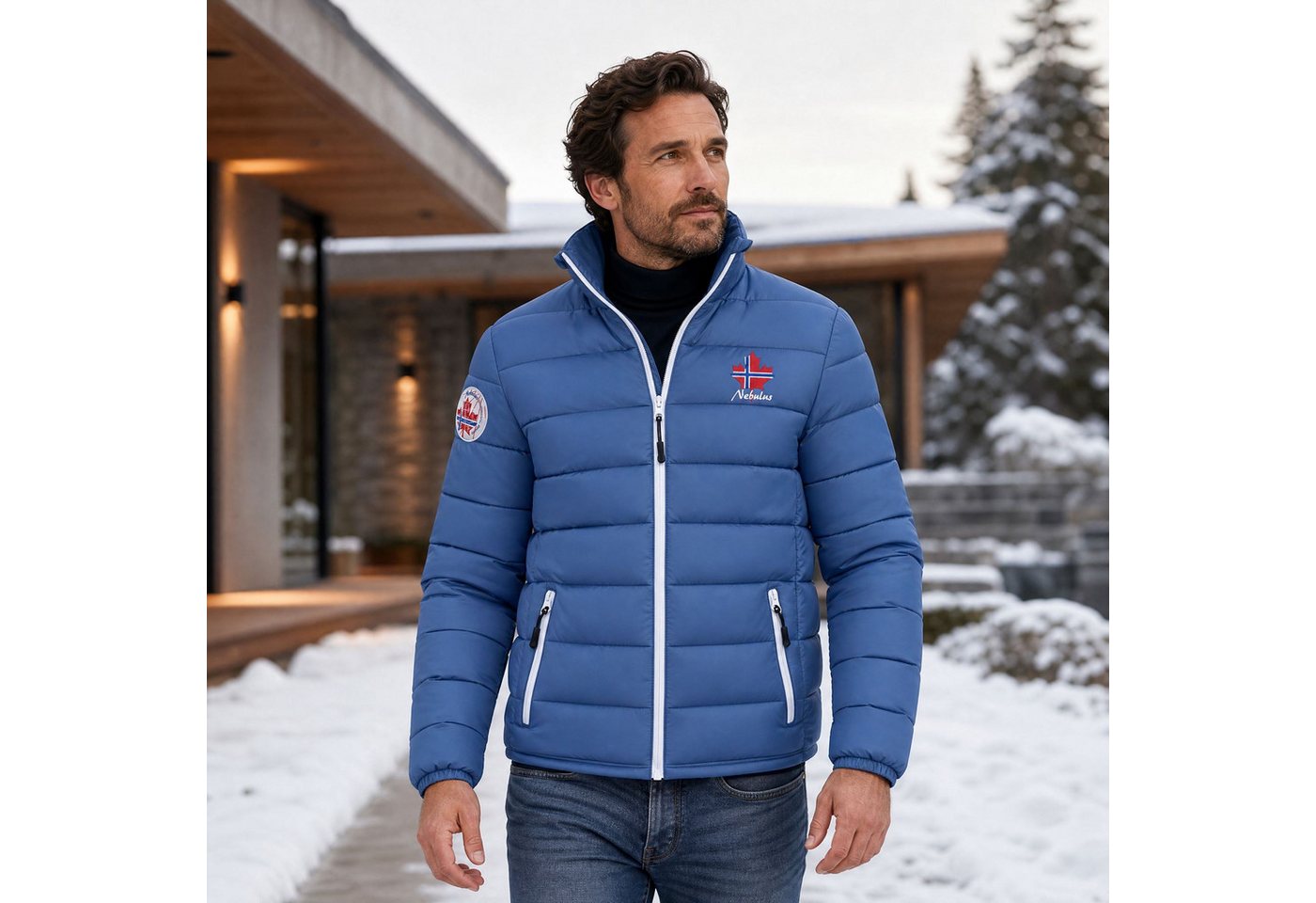 Nebulus Winterjacke SÖLDEN, P2207 - Herren, hellblau, XL – Bild 5 von 5