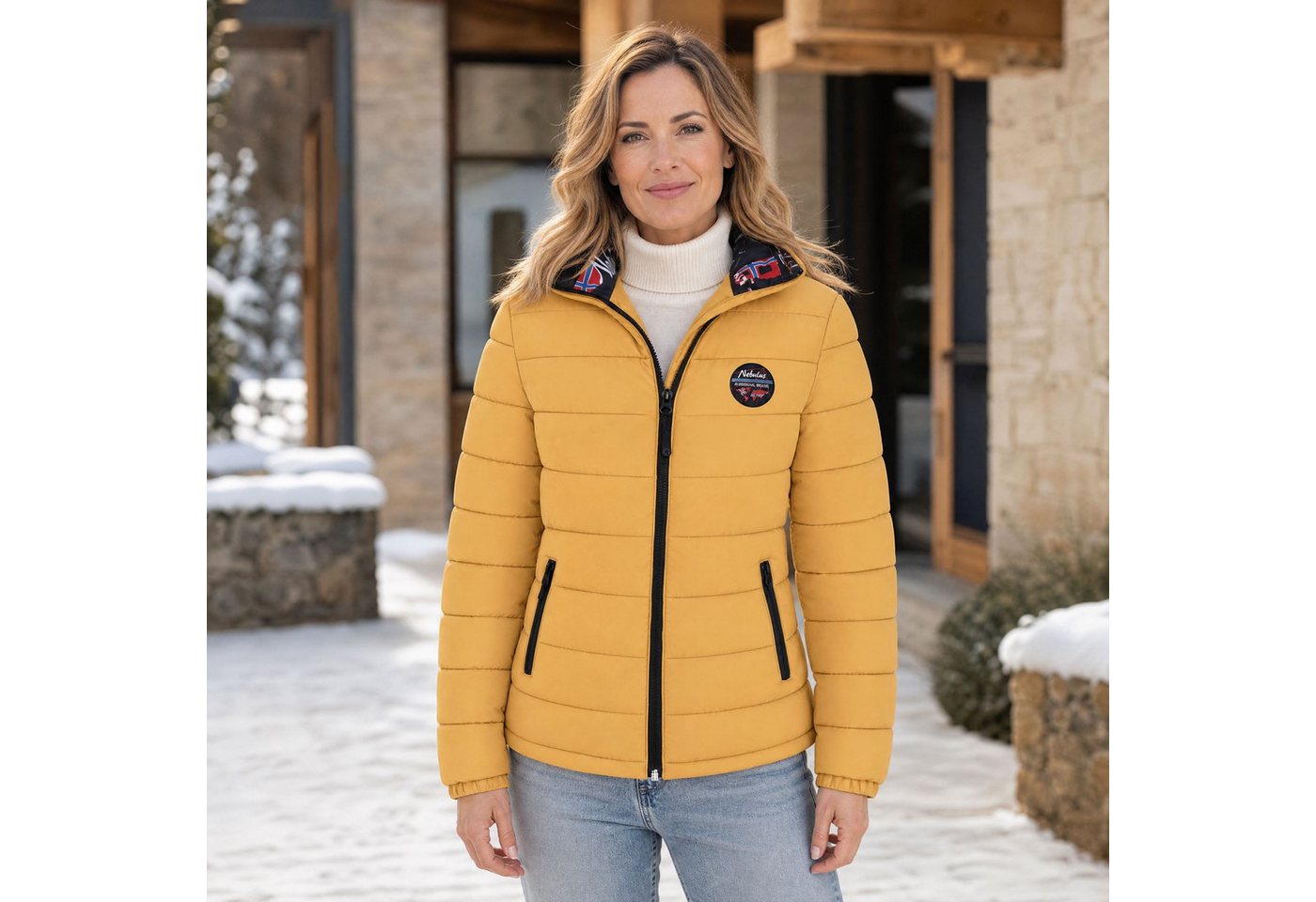 Nebulus Winterjacke TAMMES, P4812 - Damen, gelb, S/36 – Bild 3 von 5