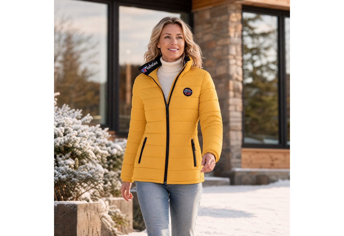 Nebulus Winterjacke TAMMES, P4812 - Damen, gelb, S/36 – Bild 4 von 5