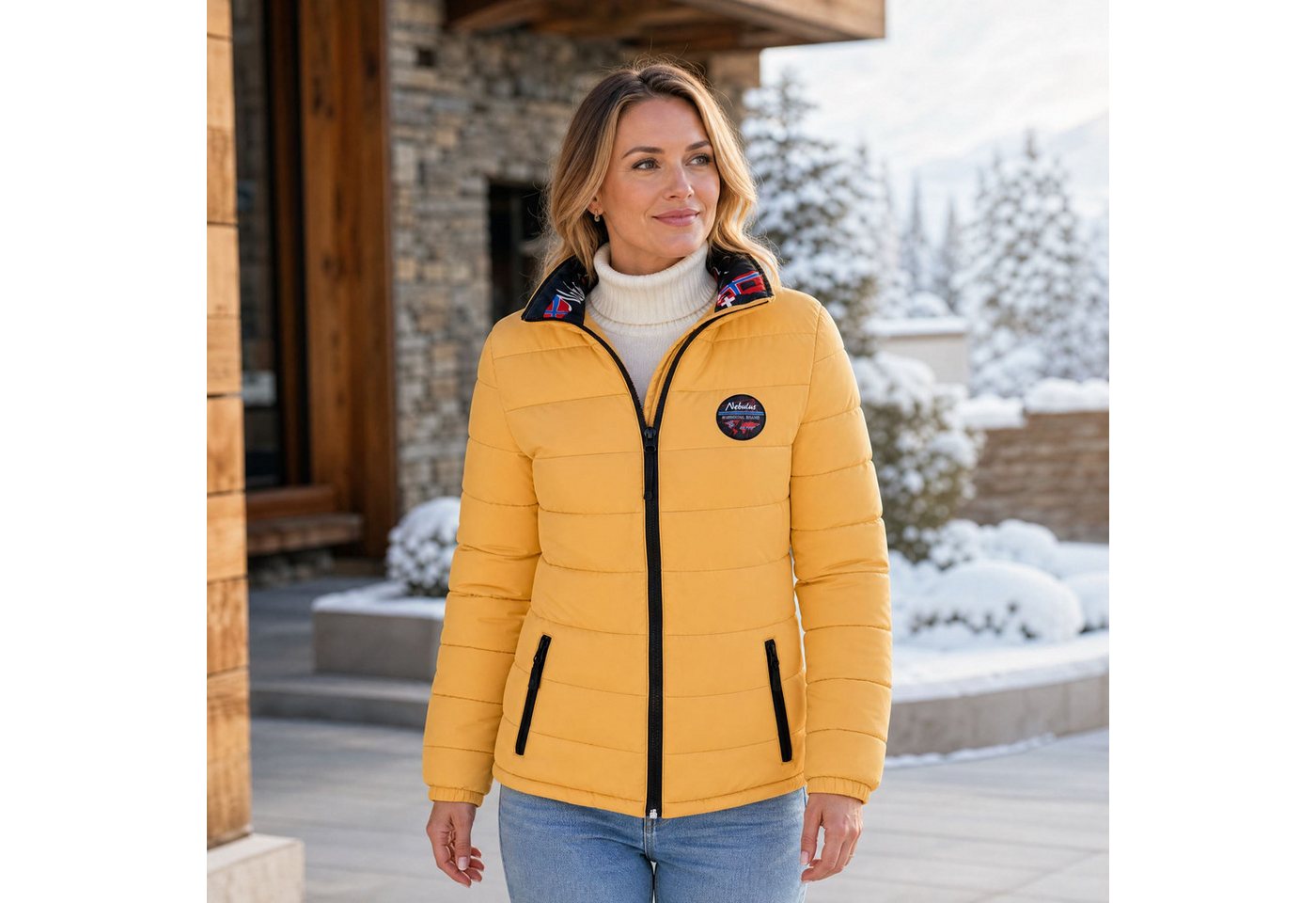 Nebulus Winterjacke TAMMES, P4812 - Damen, gelb, S/36 – Bild 5 von 5