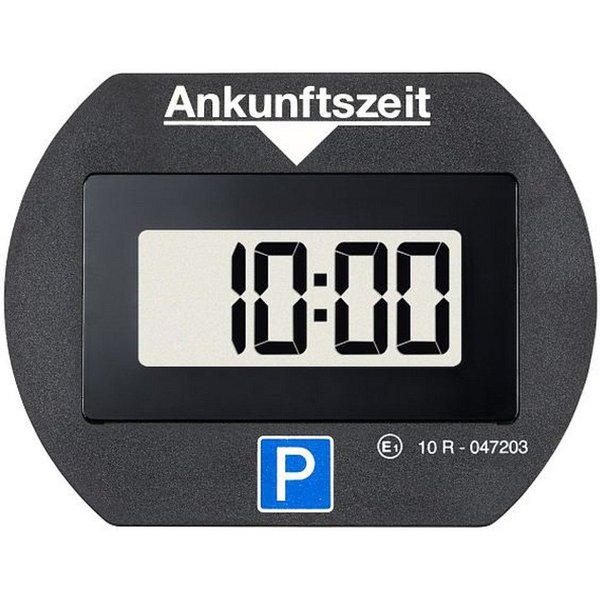 NeedIt elektronische Parkscheibe Park Lite, vollautomatische Parkuhr (Montagematerial inklusive), mit Zulassung, schnelle und einfache Montage