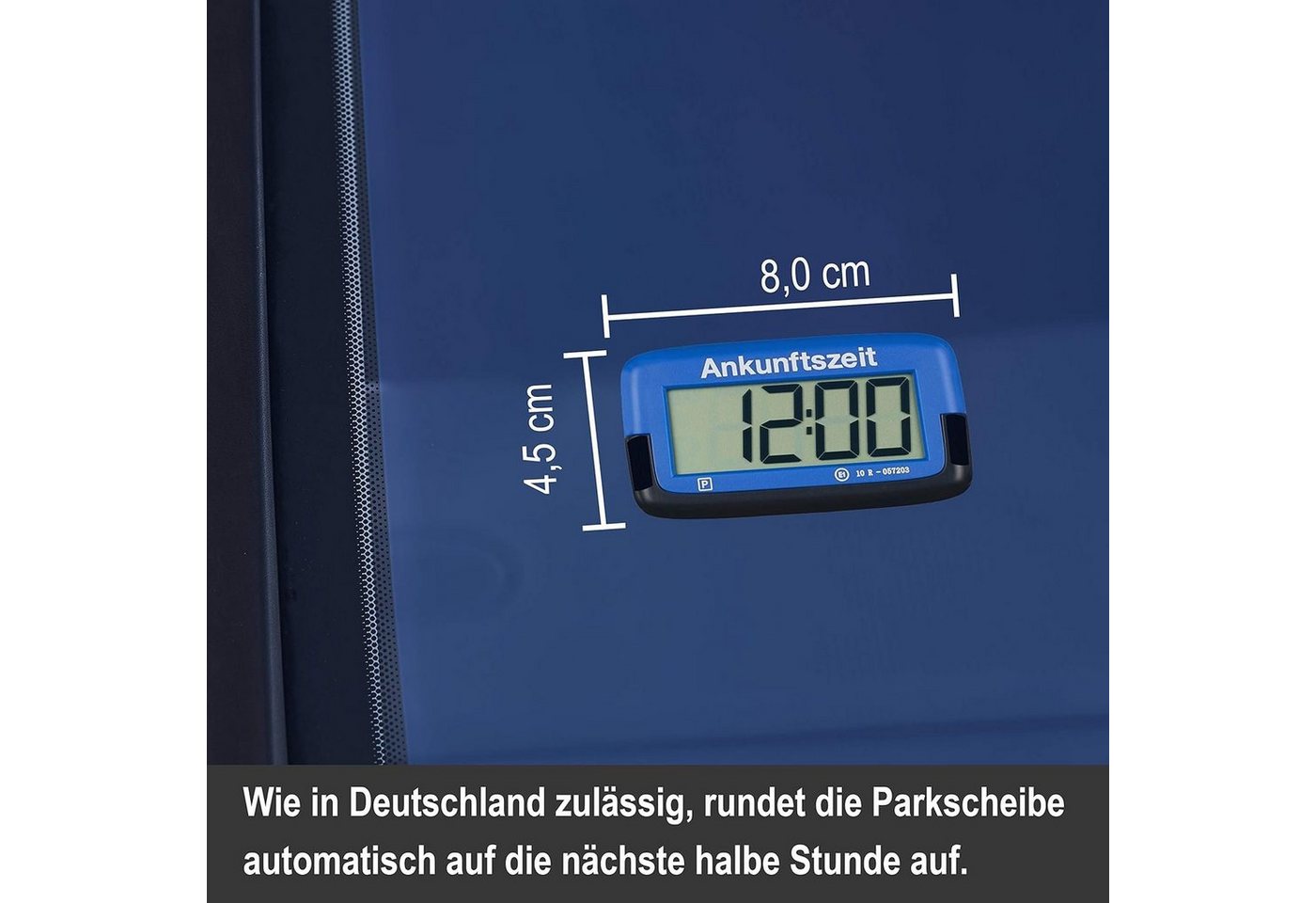 NeedIt elektronische Parkscheibe Park Micro, vollautomatische Parkscheibe mit Zulassung I Digitale Parkuhr – Bild 4 von 5