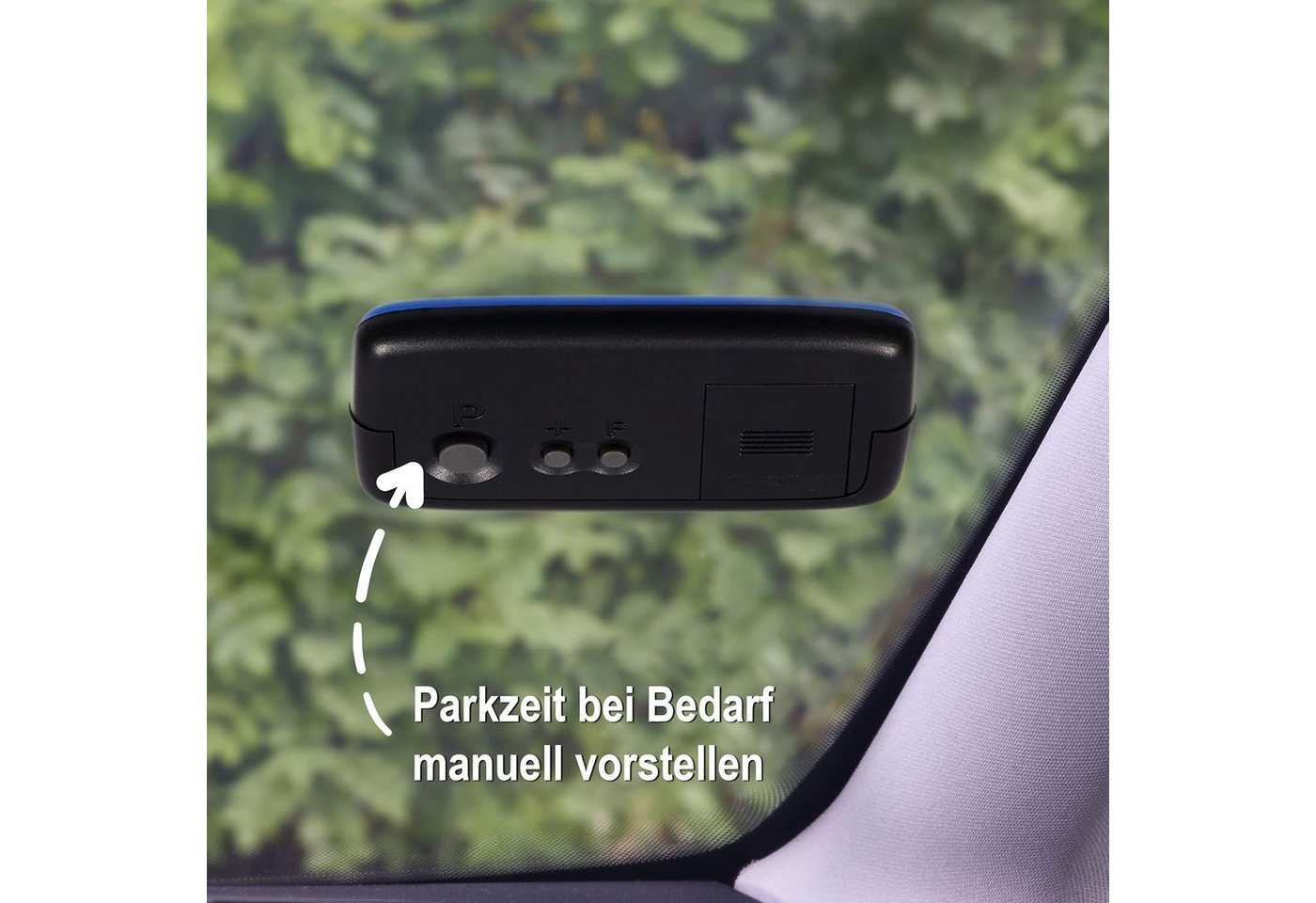 NeedIt elektronische Parkscheibe Park Micro, vollautomatische Parkscheibe mit Zulassung I Digitale Parkuhr – Bild 5 von 5