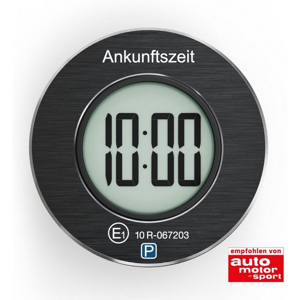 NeedIt elektronische Parkscheibe ParkOne, Automatische Parkzeiterfassung, Magnetische Halterung