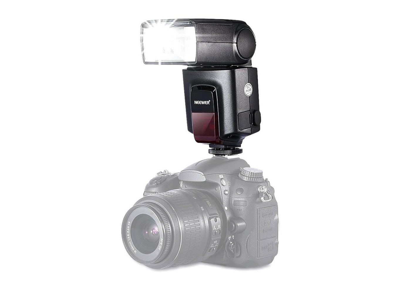 Neewer TT560 Blitz für Canon, Sony, Nikon DSLR mit Tasche & Zubehör Blitzgerät, (eine 8 stufige Leistungsregelung) – Bild 4 von 5