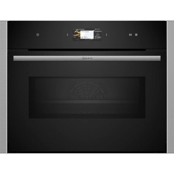 NEFF Backofen mit Mikrowelle N 90 C24MS31N0, EasyClean®, Zeit- & platzsparende Mikrowellen-Kombi mit Easy Clean Reinigung
