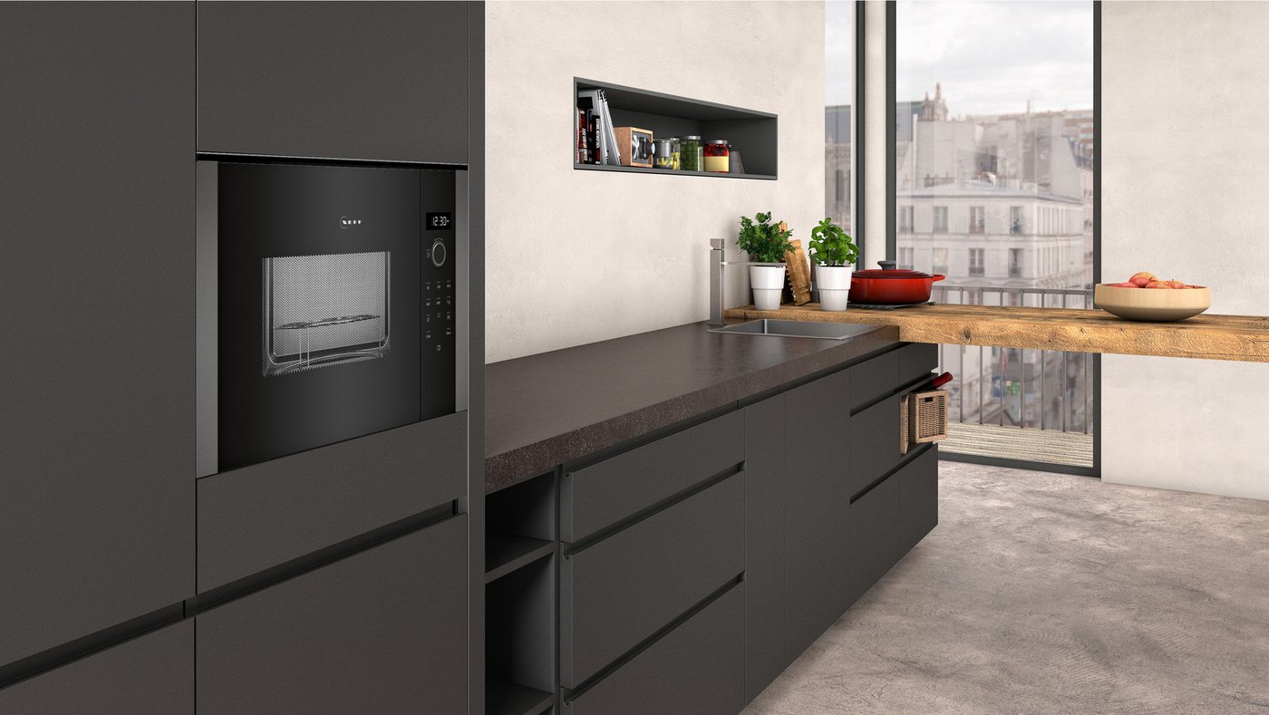 NEFF Einbau-Mikrowelle HLAGD53G0, Mikrowelle, 25 l, Mehr Möglickeiten für die schnelle und komfortable Zubereitung – Bild 2 von 5