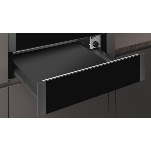 NEFF Einbau-Wärmeschublade N1AHA01G0, Stufenlose Ofen-Wärmeschublade & elegante 45 cm Nischenkombination