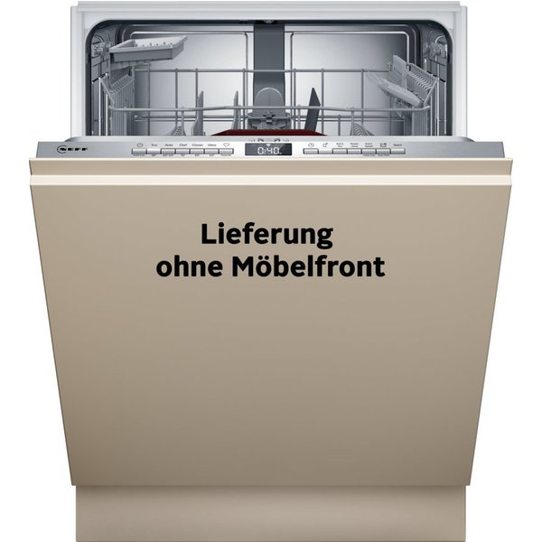 NEFF vollintegrierbarer Geschirrspüler S155EBX16E, 13 Maßgedecke, Automatische Türöffnung für Effizienz, Info Light