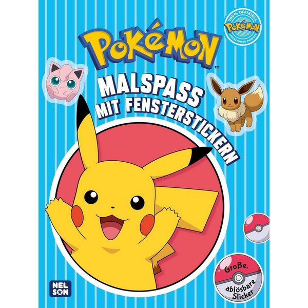 Pokémon Activity-Buch: Malspaß mit Fensterstickern / diverse