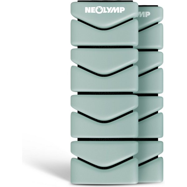 NEOLYMP Gewichtsmanschette Pilates Gewichtsmanschetten 2er Set – 0,5 kg Ankle Weights aus Silikon, verstellbare Gewichte für Beine & Arme – schweiß- & wasserabw