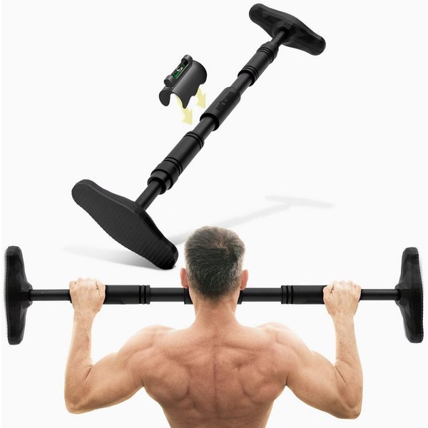 NEOLYMP Klimmzugstange Klimmzug Hilfe - Ohne Schrauben - Klimmzugstange Türrahmen - Pull up (Klimmzugstange im Türrahmen - 2 verschiedene Farben - Home Gym), Sc