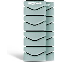 NEOLYMP Pilates Gewichtsmanschetten 2er Set aus Silikon – verstellbar, Größe 1 KG in Blau