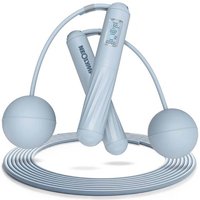 NEOLYMP Springseil 2in1 Springseil mit Zähler, Stahlseil & Cordless Modus, Digitaler Sprungzähler, LCD-Display, 2in1 Cordless-Modus