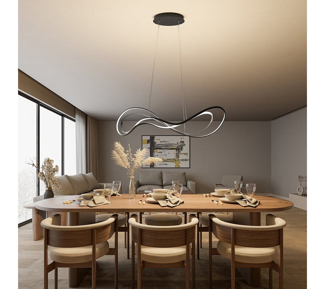 Neona LED Deckenleuchte AURORA Schwarz, LED fest integriert, Warmweiß – Bild 3 von 5