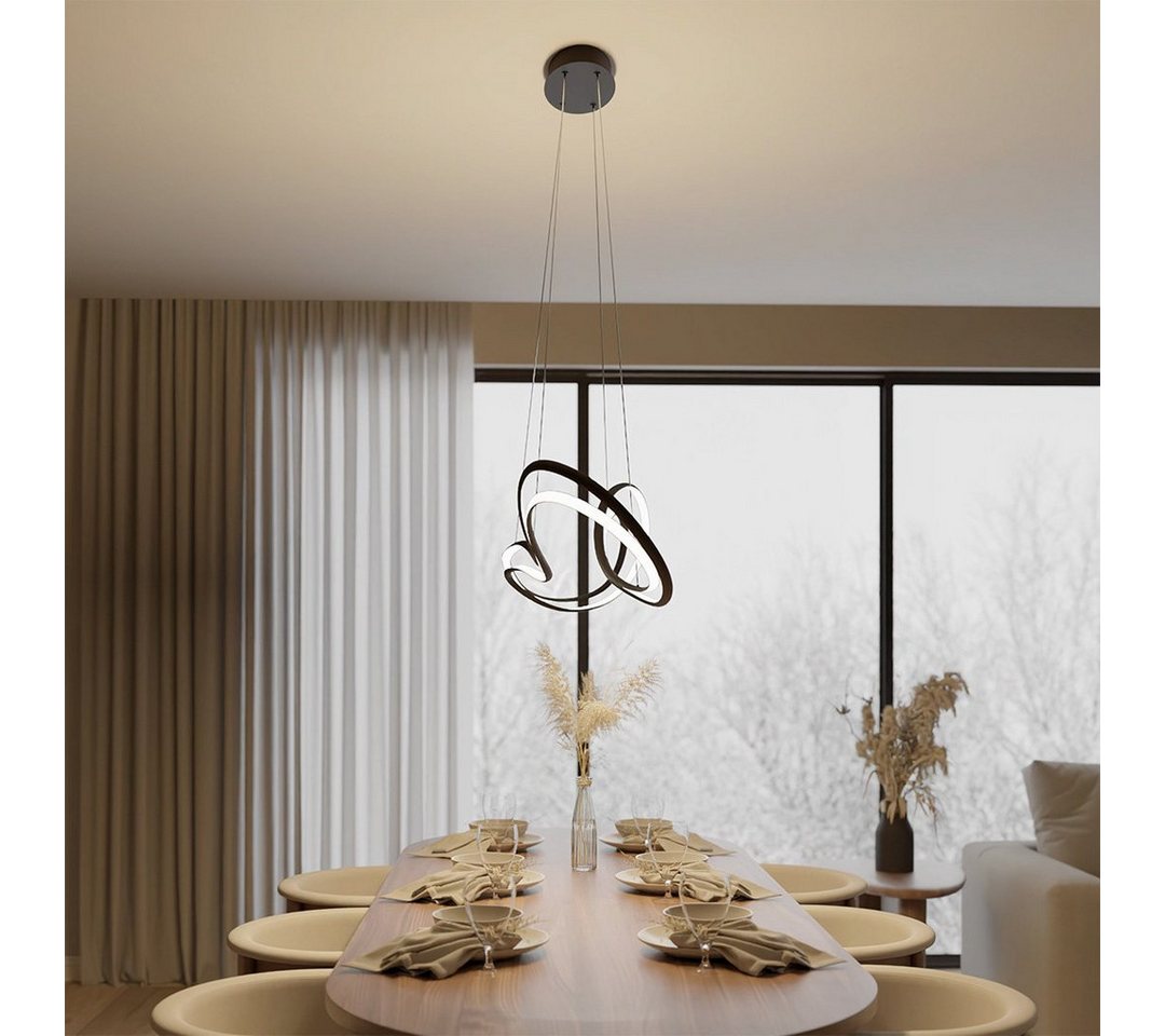 Neona LED Deckenleuchte AURORA Schwarz, LED fest integriert, Warmweiß – Bild 5 von 5