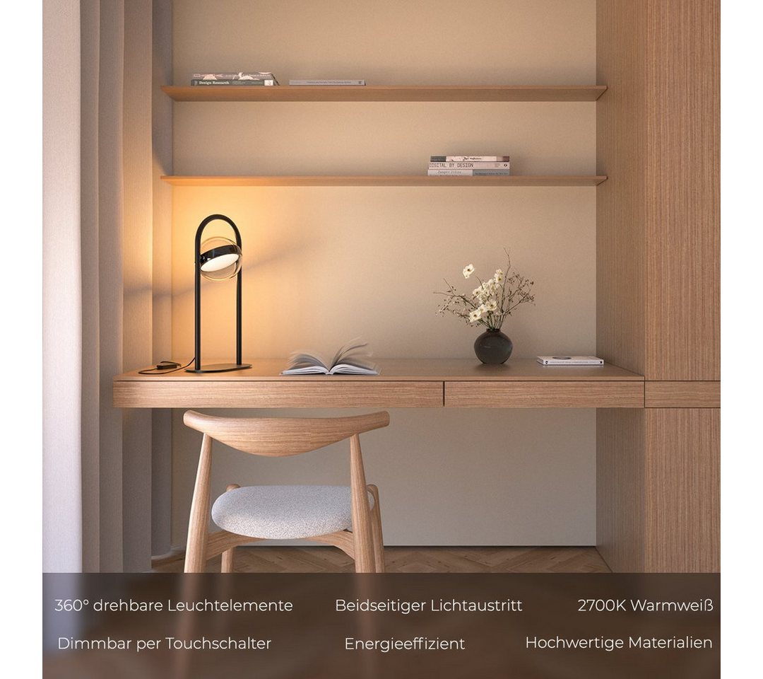 Neona LED Deckenleuchte LIVA, Dimmbar per Touchschalter, LED fest integriert, Warmweiß – Bild 2 von 5