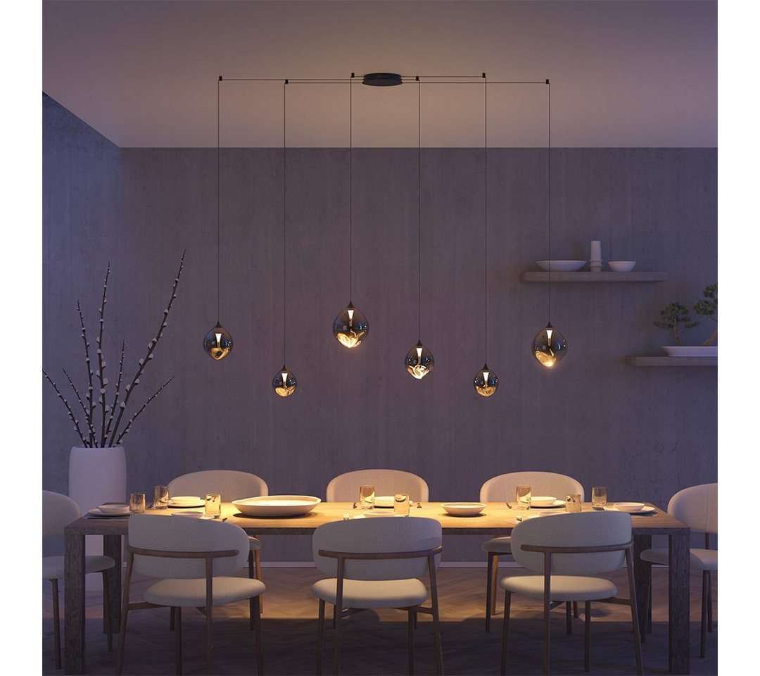 Neona LED Deckenleuchte SOMOS, Dimmbar per Wandschlater in 3 Stufen, LED fest integriert, Warmweiß – Bild 5 von 5