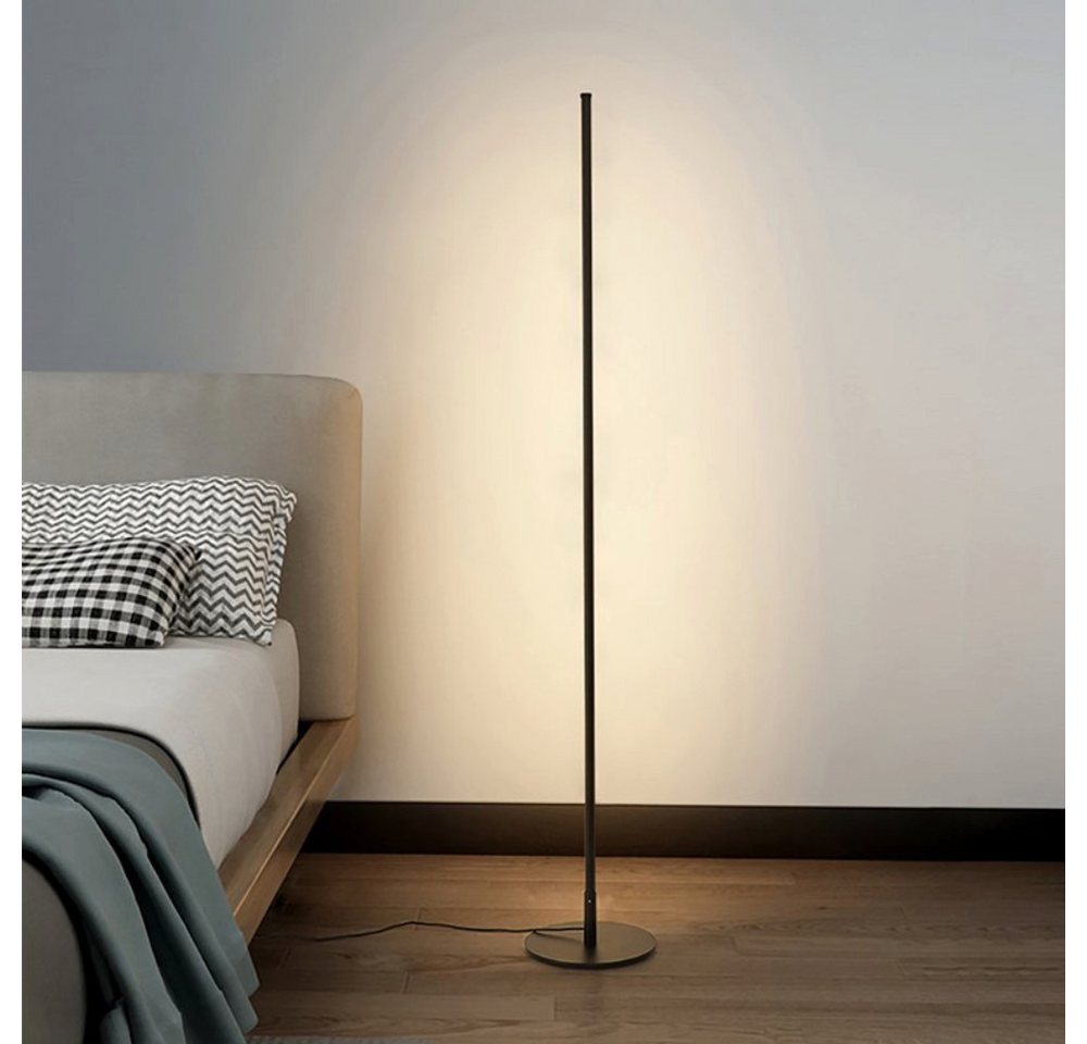 Neona LED Stehlampe SELENE Schwarz, Dimmbar per Fernbedienung, mit Memory-Funktion, LED fest integriert, Warmweiß – Bild 3 von 5