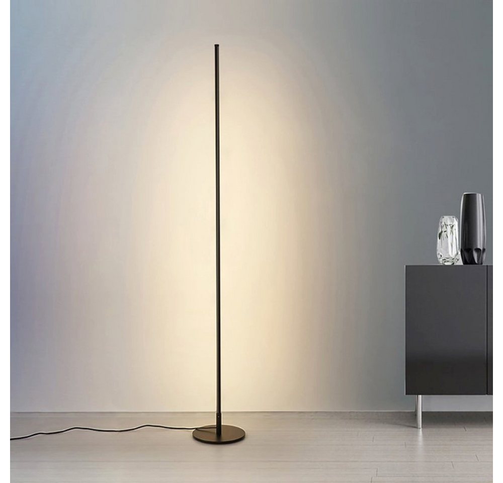 Neona LED Stehlampe SELENE Schwarz, Dimmbar per Fernbedienung, mit Memory-Funktion, LED fest integriert, Warmweiß – Bild 5 von 5