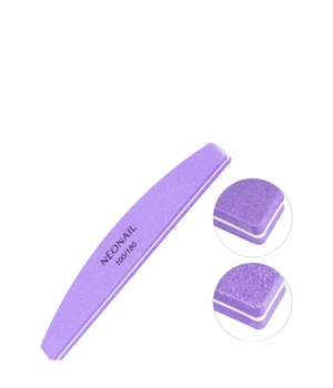 NÉONAIL Polierfeile 100/180 Violett Nagelfeile · 1 Stk