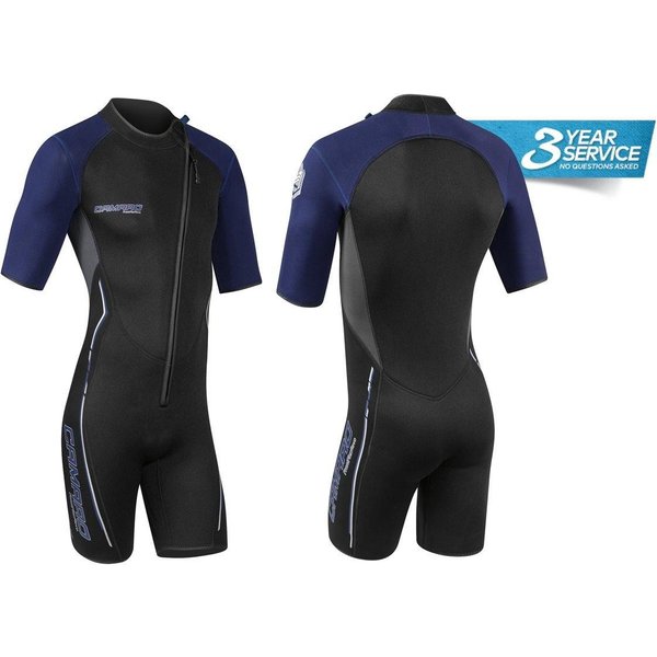 Camaro Neoprenanzug CAMARO Front Flex Revo Shorty Herren Neoprenanzug Ultraflex 3 mm