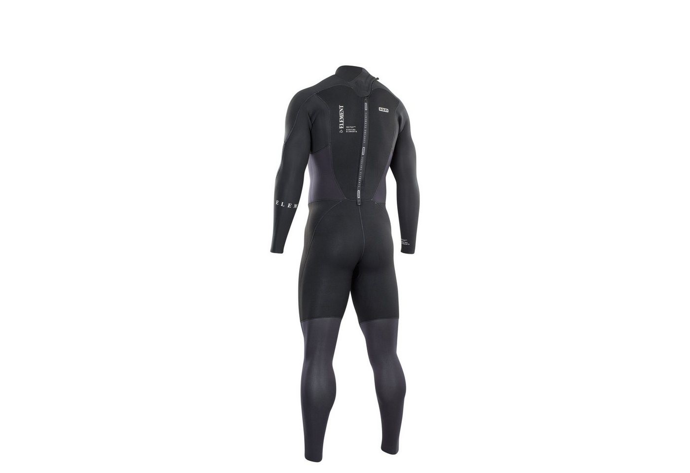 ION Neoprenanzug ION ELEMENT 4/3 BACK ZIP Full Suit black – Bild 2 von 3
