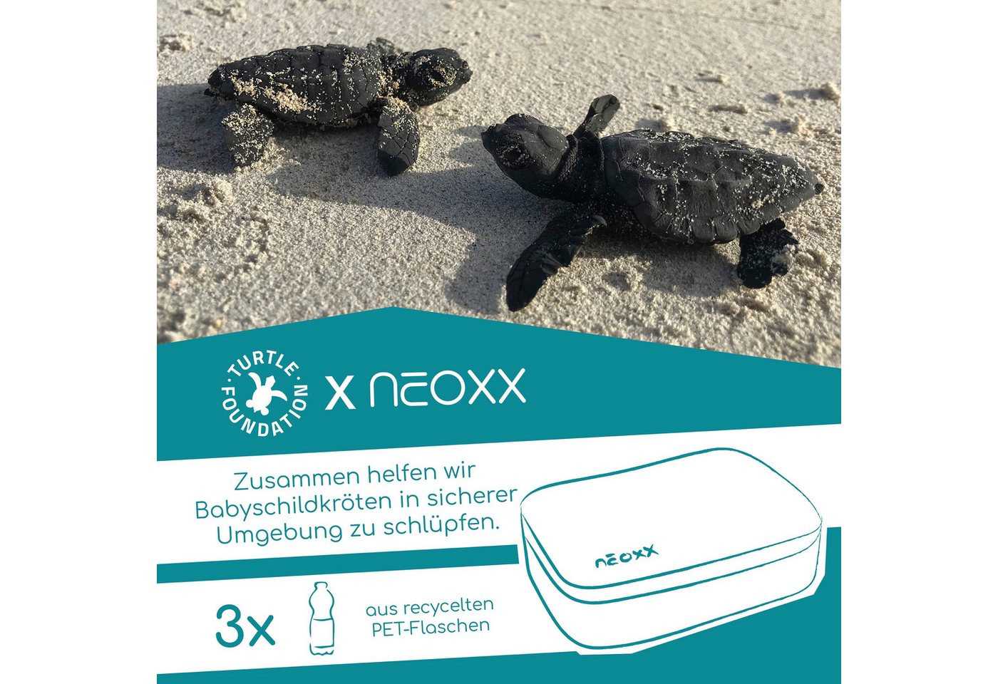 neoxx Schreibgeräteetui Schlamperbox, Dunk, teilweise aus recyceltem Material – Bild 2 von 5