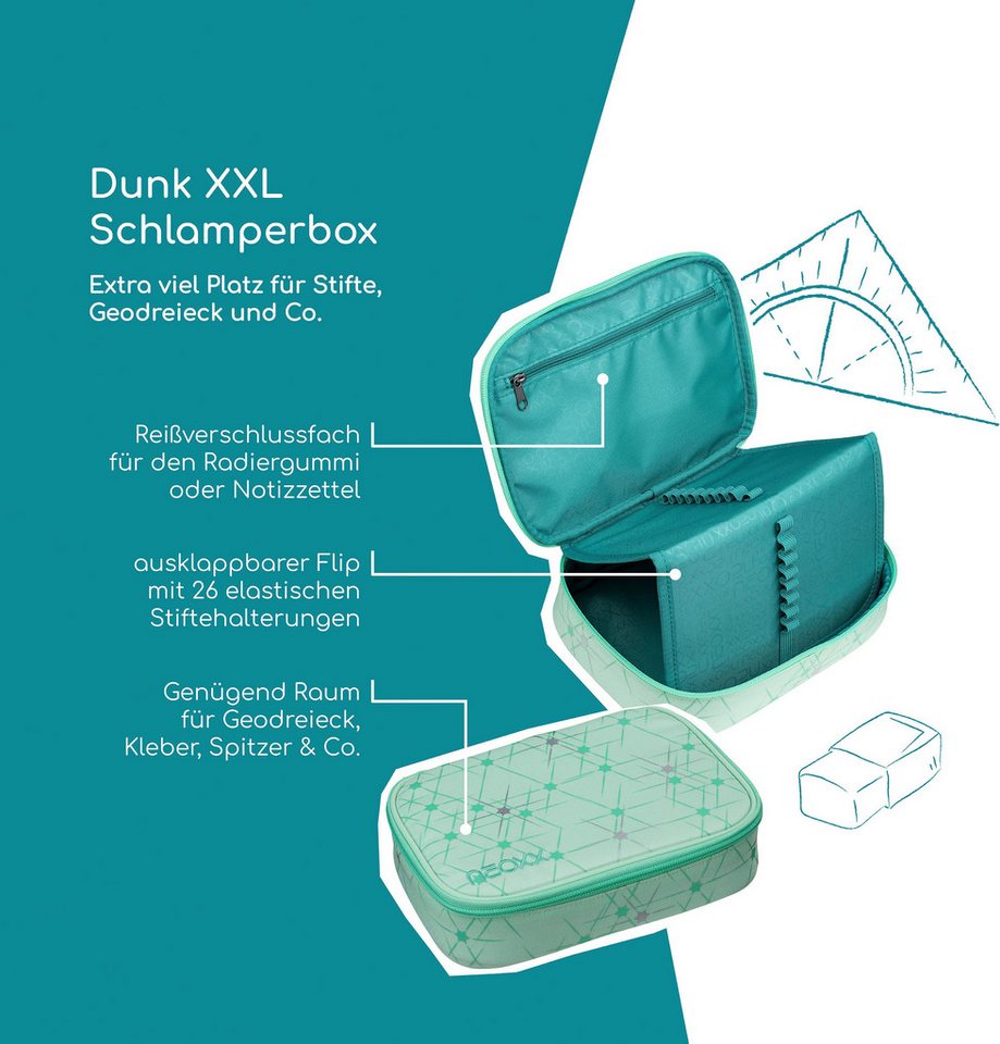 neoxx Schreibgeräteetui Schlamperbox, Dunk, teilweise aus recyceltem Material – Bild 3 von 5