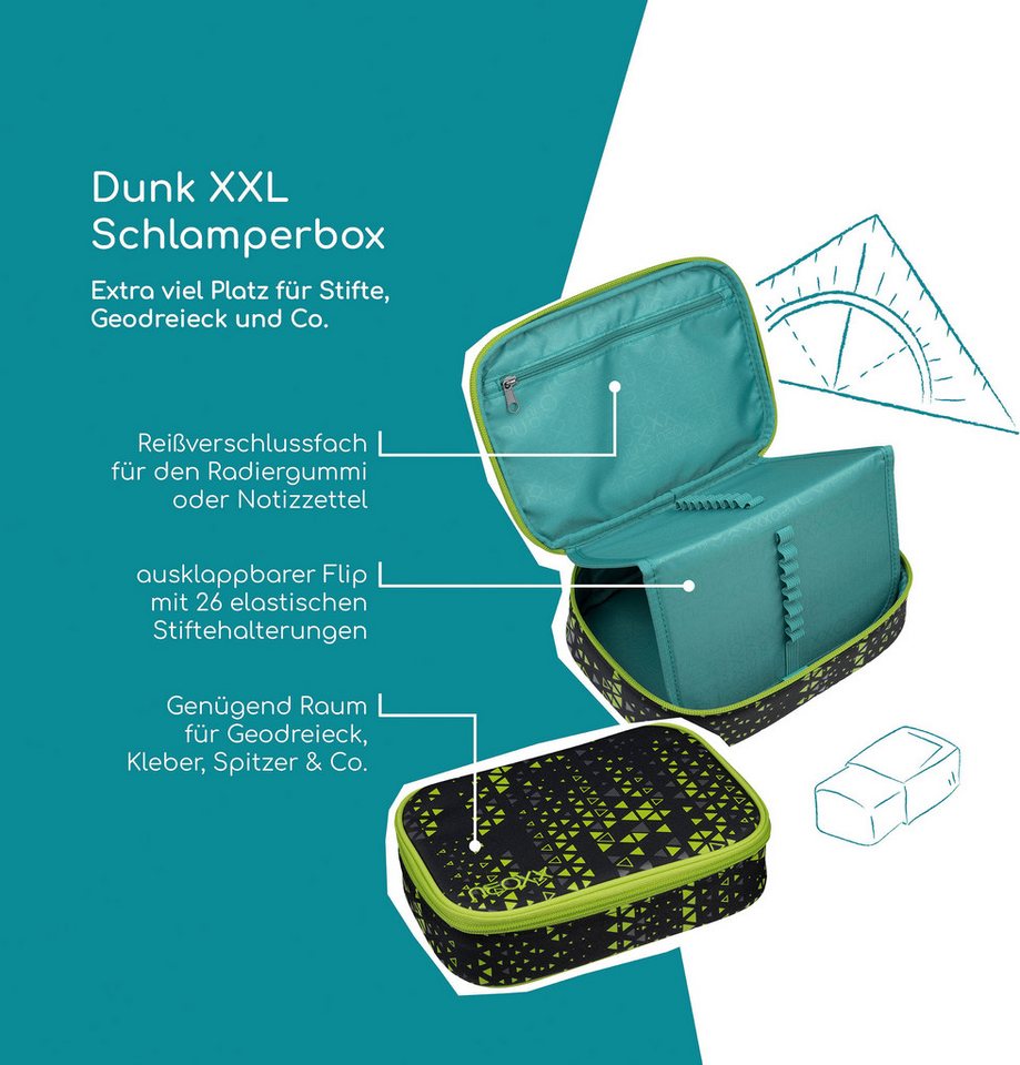 neoxx Schreibgeräteetui Schlamperbox, Dunk, teilweise aus recyceltem Material – Bild 2 von 4