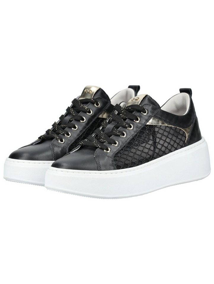 Nero Giardini Nero Giardini Sneaker Leder/Textil Plateausneaker – Bild 4 von 5