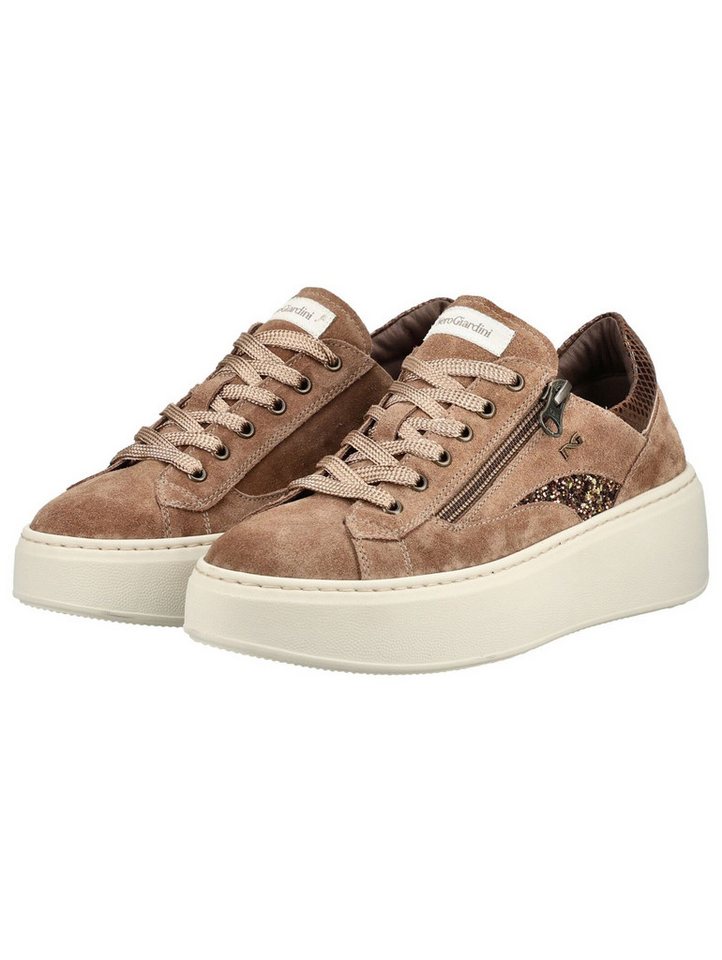 Nero Giardini Nero Giardini Sneaker Veloursleder Plateausneaker – Bild 4 von 5