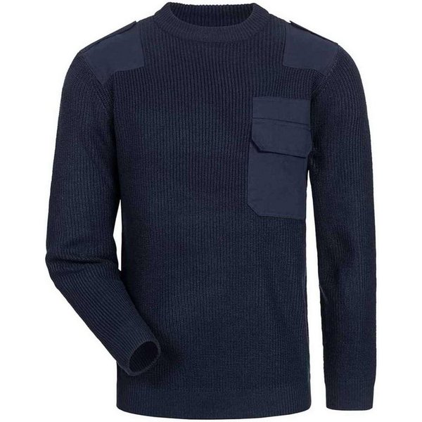 NERS Strickpullover aus Merinowolle für Herren, Hochwertiger Strick und Arbeitspullover Ideal für Freizeit und Arbeit