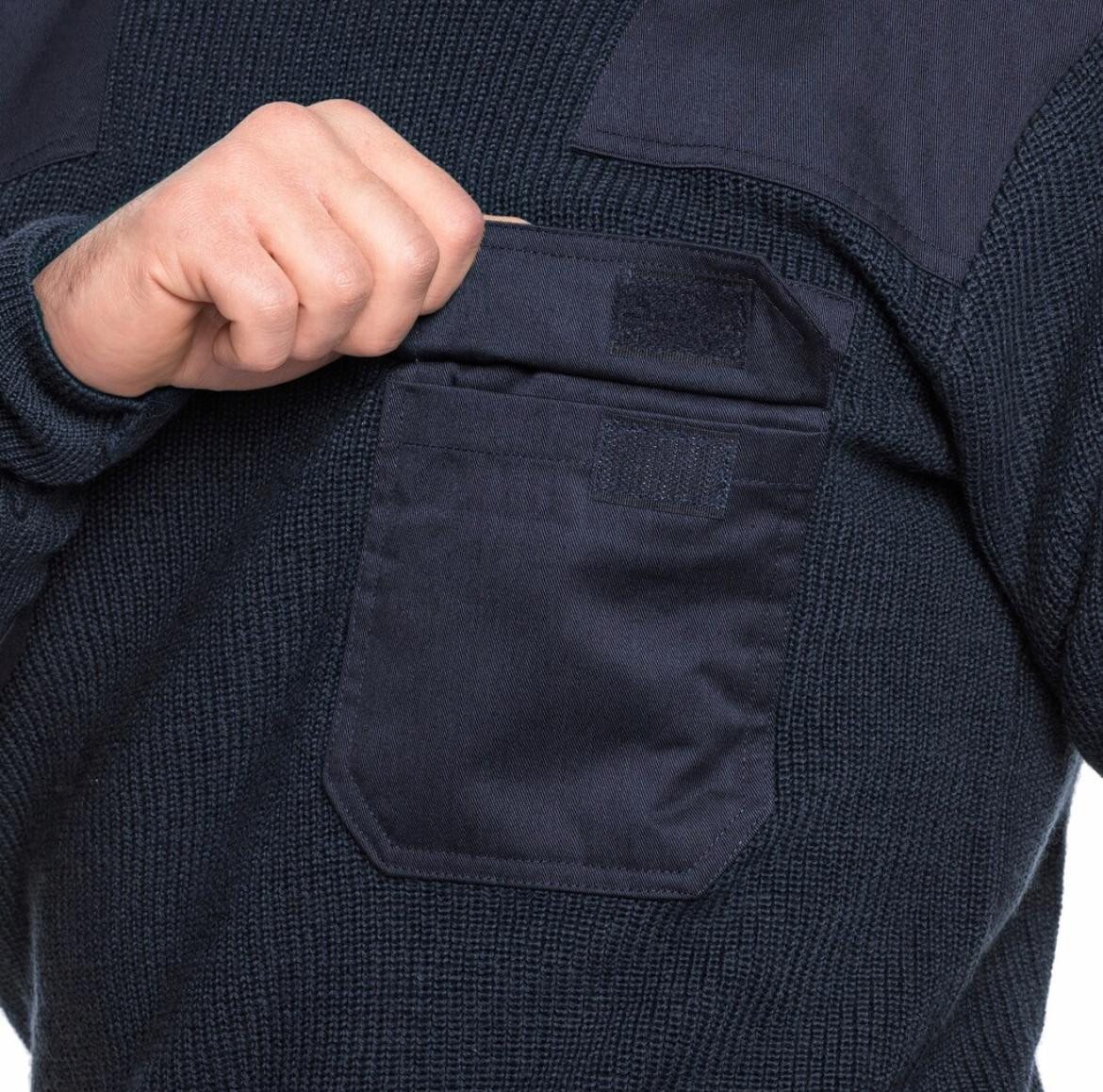 NERS Strickpullover aus Merinowolle für Herren, Hochwertiger Strick und Arbeitspullover Ideal für Freizeit und Arbeit – Bild 2 von 4