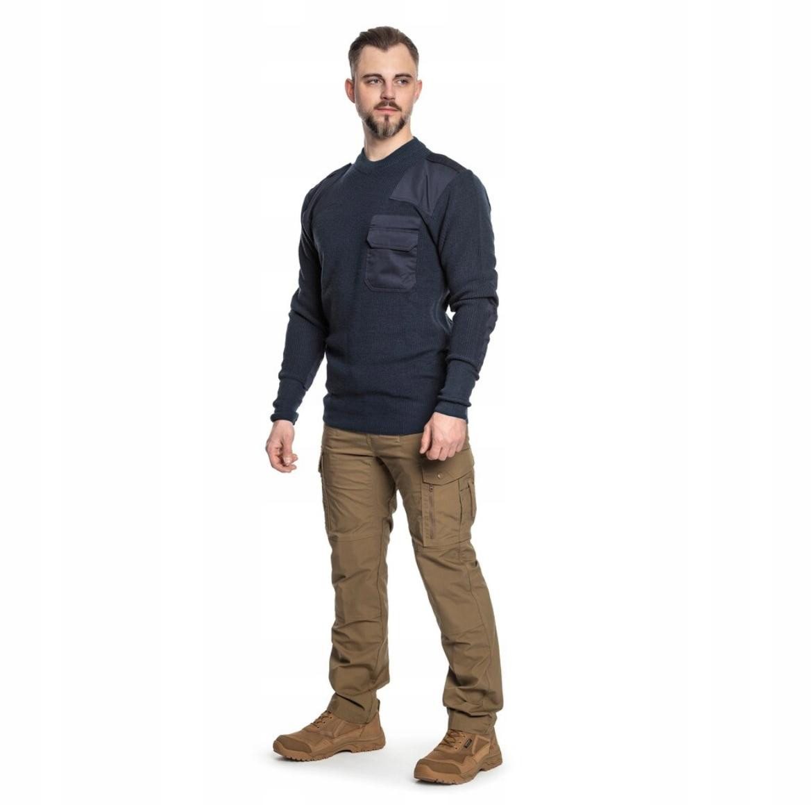 NERS Strickpullover aus Merinowolle für Herren, Hochwertiger Strick und Arbeitspullover Ideal für Freizeit und Arbeit – Bild 3 von 4