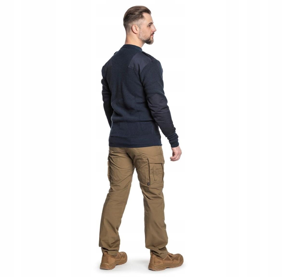NERS Strickpullover aus Merinowolle für Herren, Hochwertiger Strick und Arbeitspullover Ideal für Freizeit und Arbeit – Bild 4 von 4