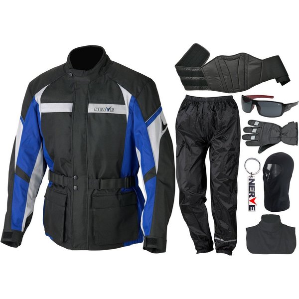 NERVE Motorradkombi (Set, 8-tlg)
