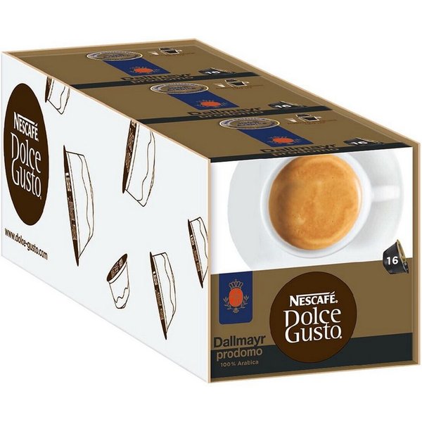NESCAFÉ® Dolce Gusto® Kaffee Dallmayr Prodomo, 3x 16 Kapseln